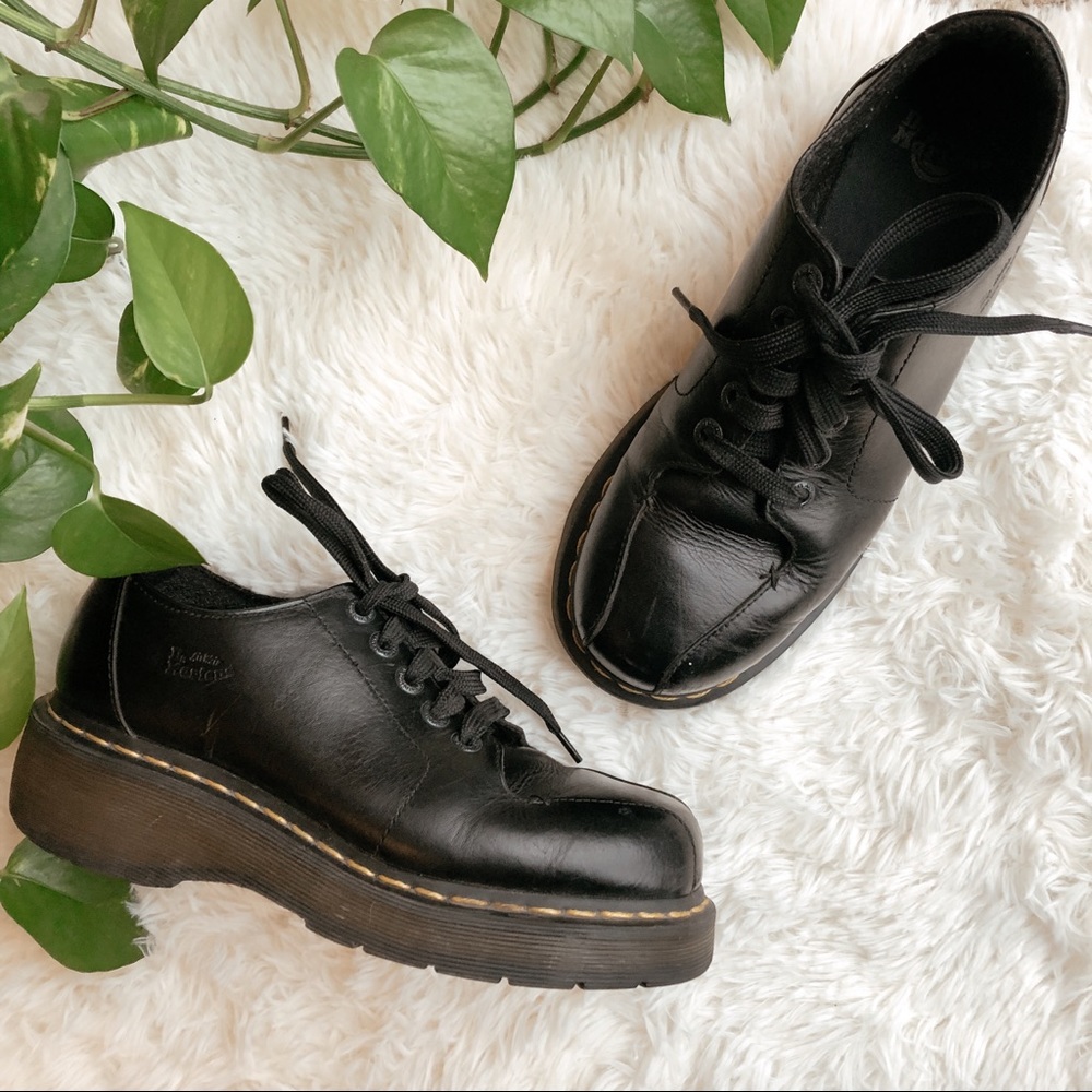 Dr. Marten’s Black Platform Shoe
